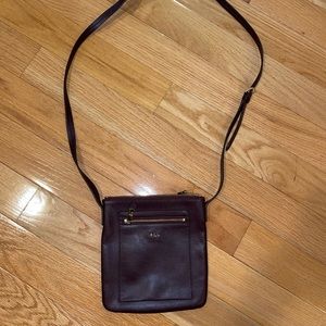 Ralph Lauren Burgundy Crossbody